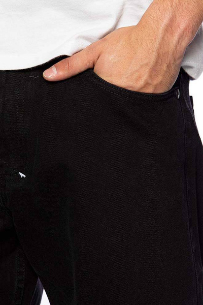 Mass DNM spodnie Jeans Slang Baggy Fit - czarne