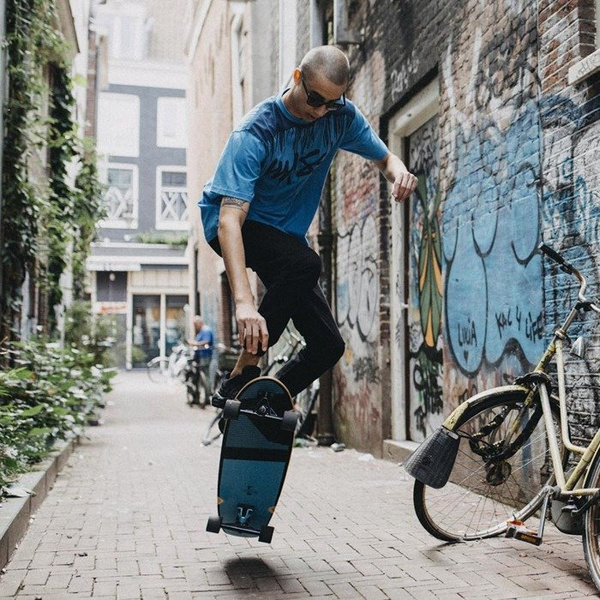 Koszulka Mass Denim T-shirt Drip Top - blue