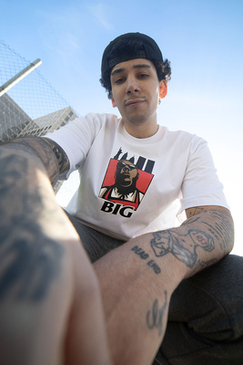 Mass DNM koszulka Logo Big T-shirt - biała