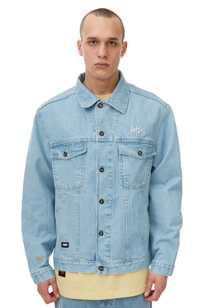 Kurtka Mass Denim Signature Denim Jacket - niebieska