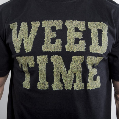 Mass Denim koszulka Weed Time black