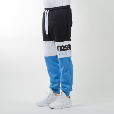 Mass Denim spodnie dresowe sweatpants Classics Cut black / blue