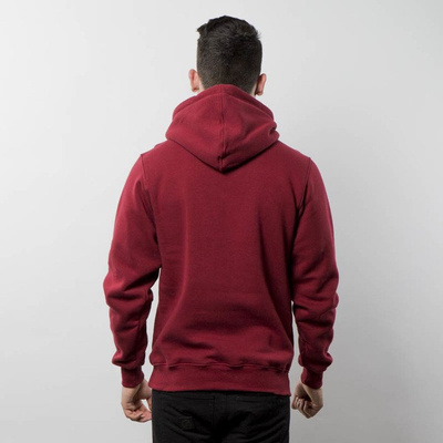 Bluza Mass Denim Sweatshirt Hoody Signature - claret