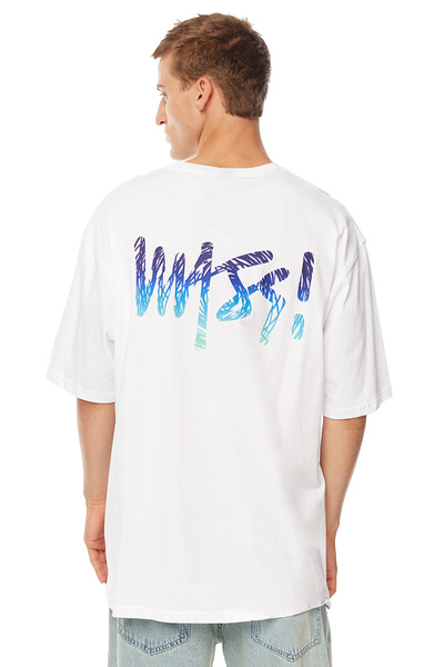 Mass Denim Koszulka Viral T-shirt biała