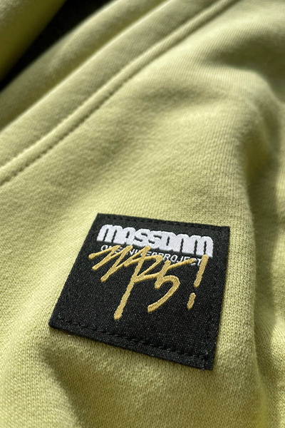 Mass DNM bluza Sweatshirt Signature Anniversary Hoody - piaskowa