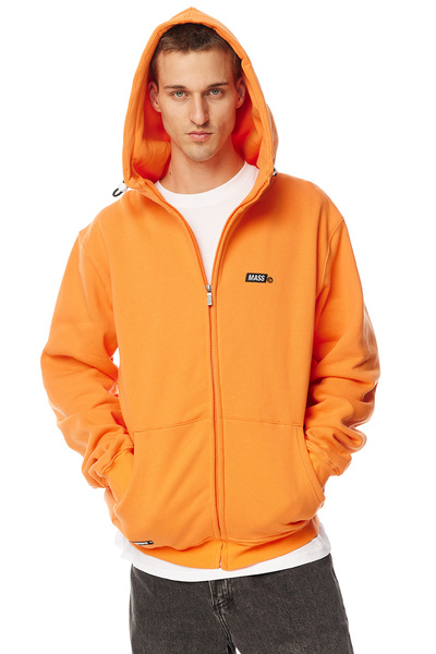 Mass DNM bluza Sweatshirt Mini Box Zip Hoody pomarańczowa