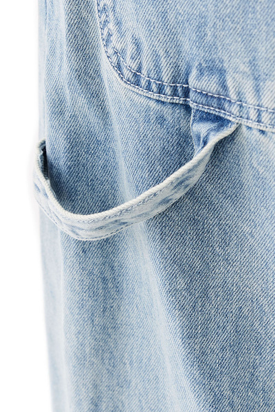 Mass DNM spodnie Jeans Worker Extra Baggy Fit - niebieskie