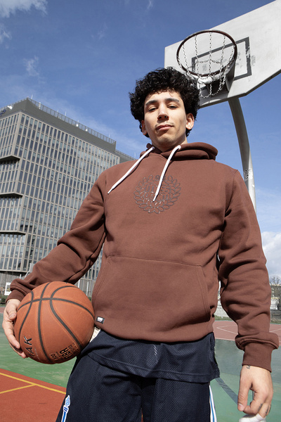 Mass DNM bluza Sweatshirt Base Light Hoody - brązowa