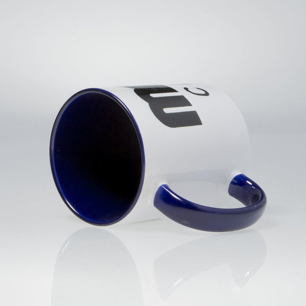 Massdnm kubek Classics Logo Mug white / navy blue