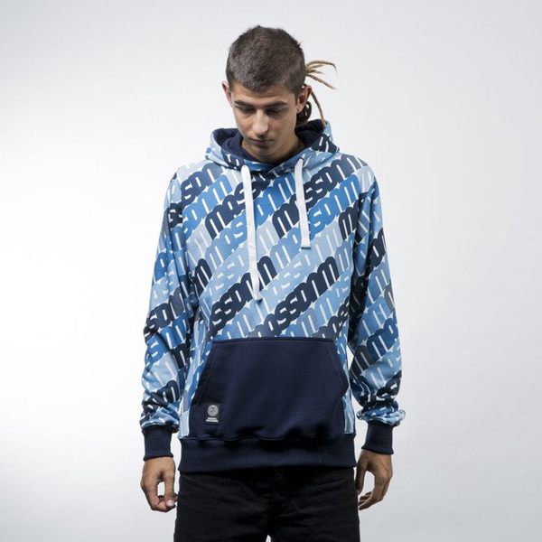 Mass Denim bluza sweatshirt Multiply hoody navy 