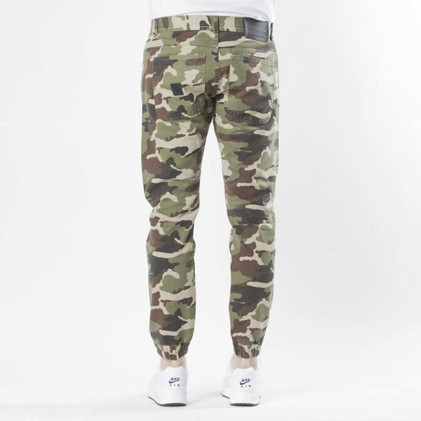 Mass DNM spodnie Joggers Sneaker Fit Base - woodland camo