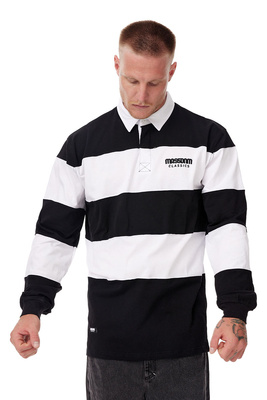 Mass DNM koszulka Rugby Polo Longsleeve - czarna