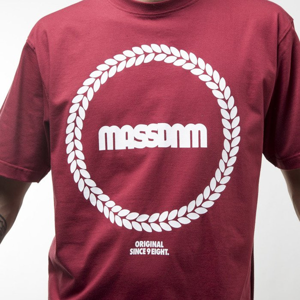 Mass Denim koszulka t-shirt Ring claret