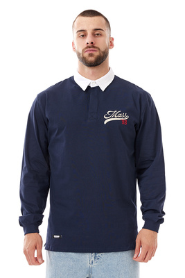 Mass DNM koszulka longsleeve Prospect Polo Longsleeve - granatowa