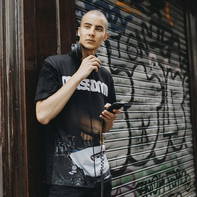 Koszulka Mass Denim T-shirt DJ - black