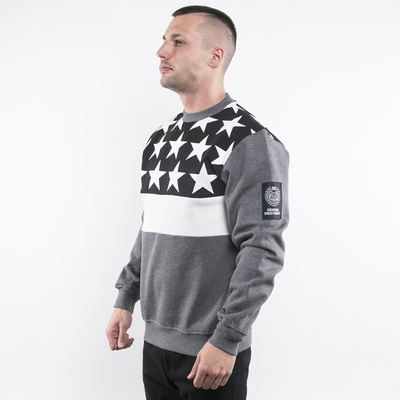 Mass Denim bluza Washington crewneck dark heather grey