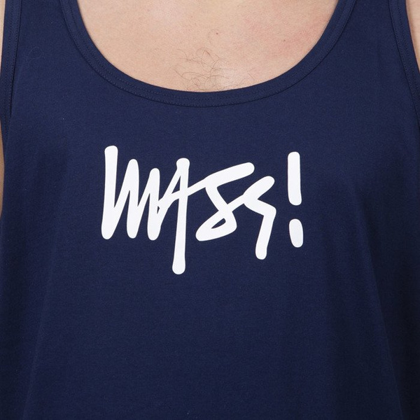 Mass DNM koszulka Signature Medium Logo Tank Top - navy