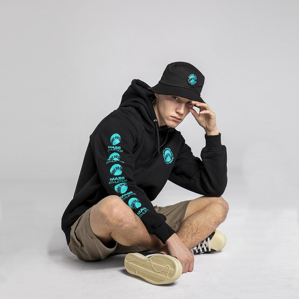 Mass Denim kapelusz Worldwide Bucket Hat - czarny