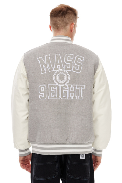 Mass DNM kurtka Jacket Athletic Baseball - jasnoszara