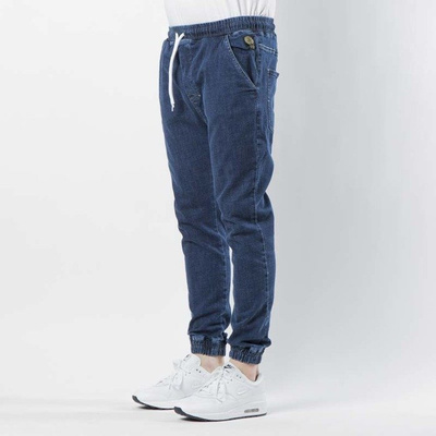 Mass DNM spodnie Joggers Jeans Sneaker Fit Campus - dark blue