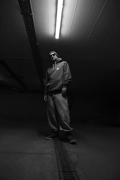 Mass DNM bluza Sweatshirt Patch Hoody - granatowa