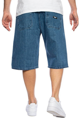 Mass DNM szorty Block Jeans Shorts baggy fit - niebieskie
