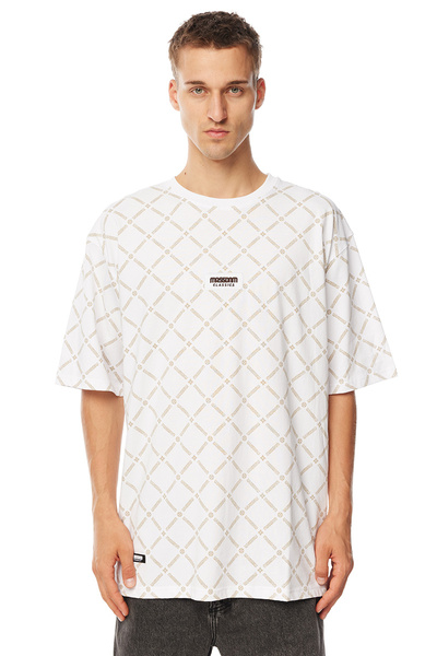 Mass Denim Monogram T-shirt biała