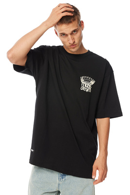Mass Denim Koszulka Crown T-shirt czarna