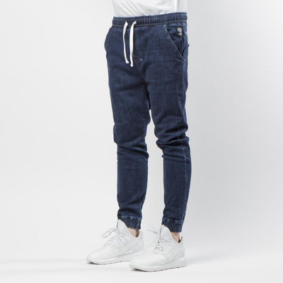 Mass DNM spodnie Joggers Jeans Sneaker Fit - dark blue
