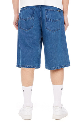 Mass DNM szorty Slang Jeans Shorts baggy fit - niebieskie