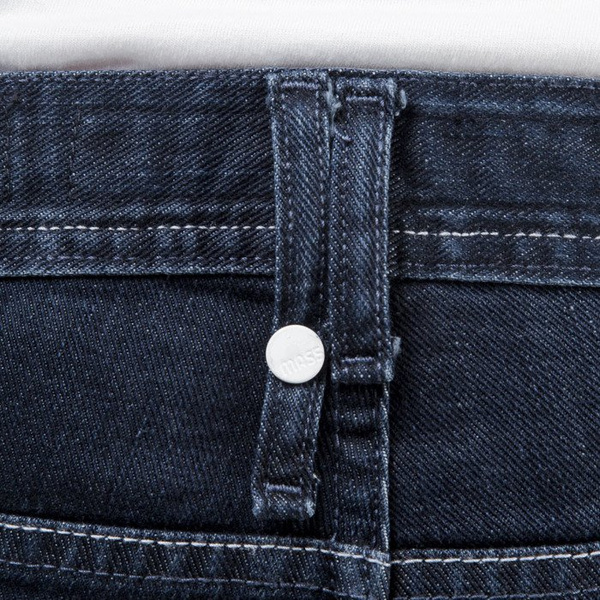 Mass Denim spodnie Jeans Ring tapered fit dark blue