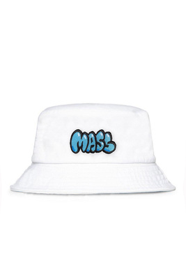 Mass Denim kapelusz Bulb Bucket Hat - biały