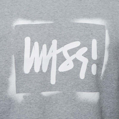 Mass DNM bluza Sweatshirt Crewneck Street Sign - medium heather grey