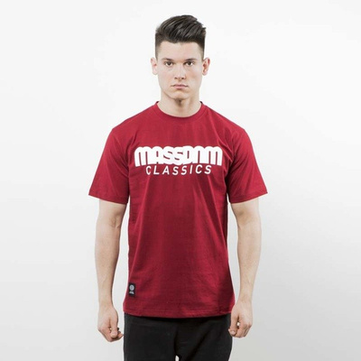 Mass Denim koszulka T-shirt Classics claret SS 2017