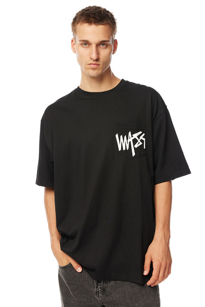Mass Denim Pocket Sign T-shirt czarna