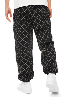 Mass DNM spodnie dresowe Monogram Baggy Fit Sweatpants - czarne