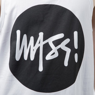 Mass Denim tank top koszulka Signature white