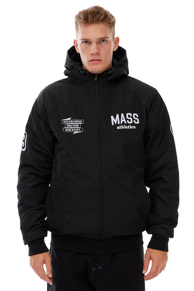 Mass DNM kurtka zimowa Club Hooded Jacket - czarna