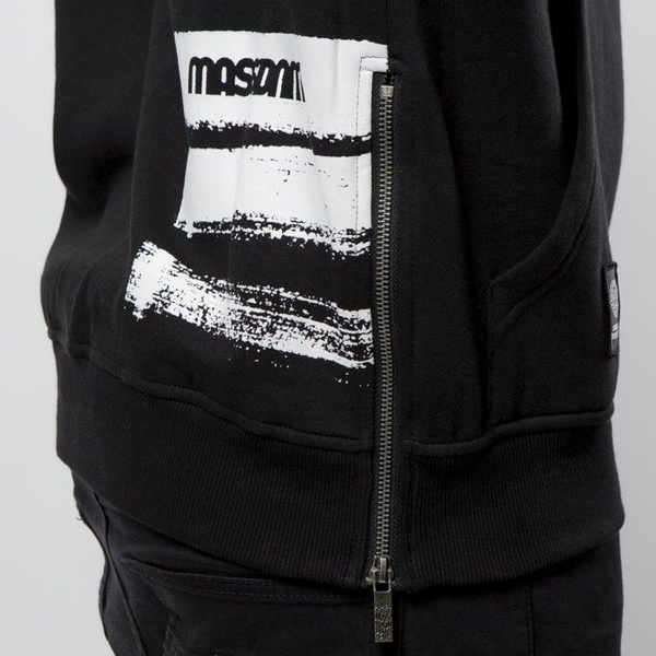Mass DNM bluza Sweatshirt Hoody Traces - black