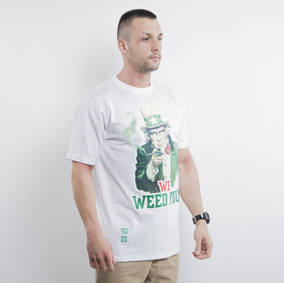 Mass Denim koszulka We Weed You white