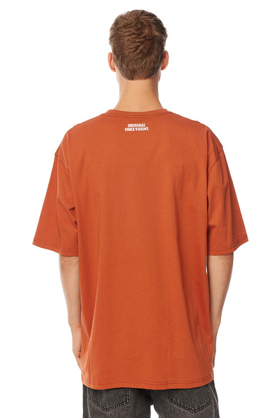 Mass Denim Pocket sign T-shirt ceglasta