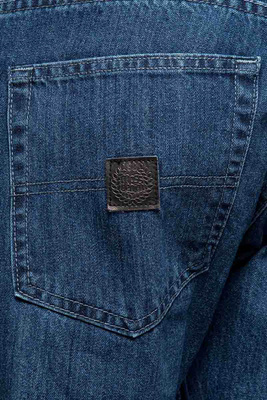 Mass DNM spodnie Base Jeans Regular Fit - niebieskie