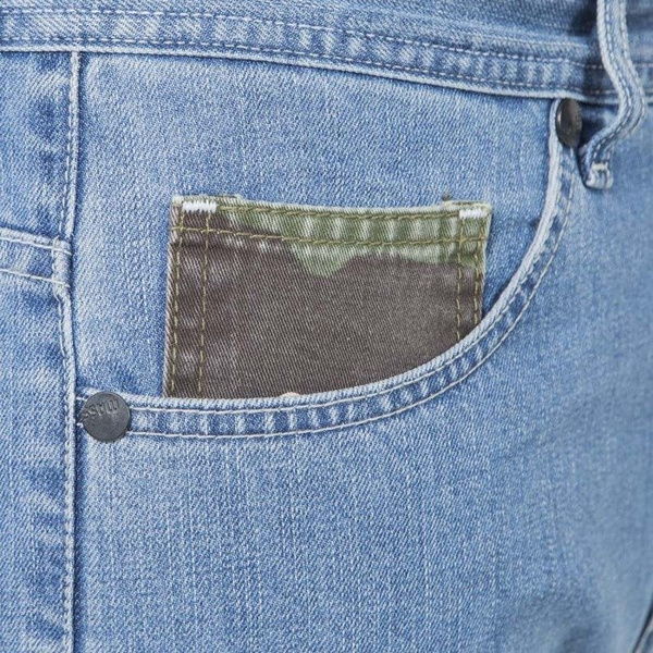 Mass Denim spodnie jeans Patrol tapered fit light blue SS2017