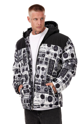 Mass DNM kurtka zimowa Jacket Empire Hoody - szara