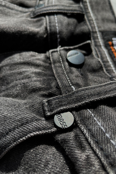 Mass DNM spodnie Jeans Round Two Extra Baggy Fit - sprane czarne