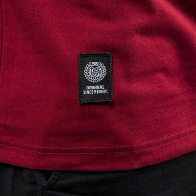 Mass Denim koszulka T-shirt Classics claret SS 2017