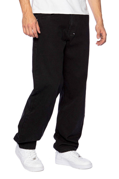 Mass DNM spodnie Jeans Slang Baggy Fit - czarne