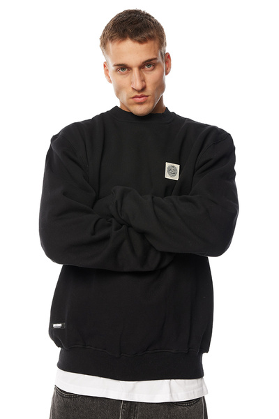 Mass DNM bluza Sweatshirt Patch Crewneck - czarna