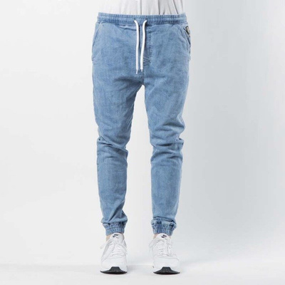 Mass DNM spodnie Joggers Jeans Sneaker Fit Campus - light blue