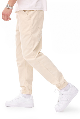 Mass DNM Joggers Pants Signature 2.0 Tapered Fit - off white
